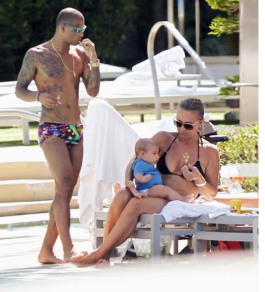 Férias de Felipe Melo com a família