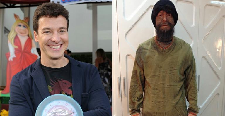 Rodrigo Faro aparece de mendigo em gravação de ‘O Melhor do Brasil’