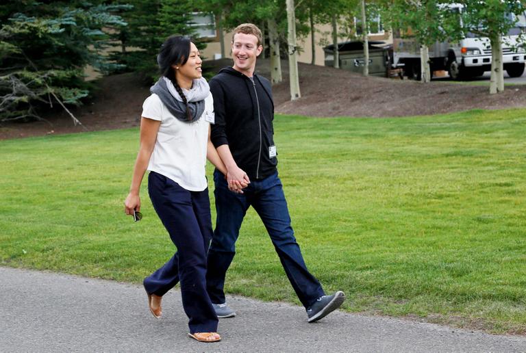 Mark Zuckerberg e Priscilla Chan