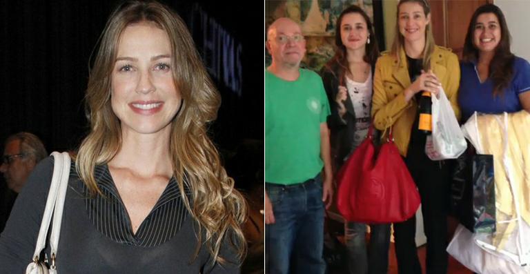 Luana Piovani se despede do noivo horas antes do casamento