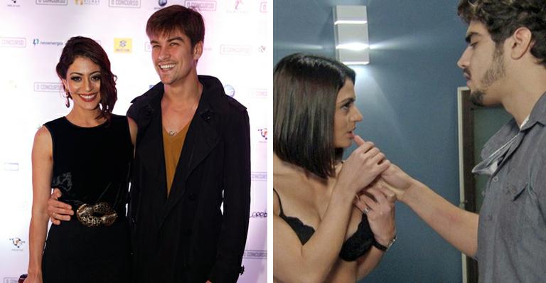 Noivo de Carol Castro revela ficar tenso com cenas sensuais da atriz em ‘Amor à Vida’