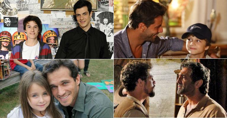 Pais e filhos nas novelas: qual é a dupla mais parecida?