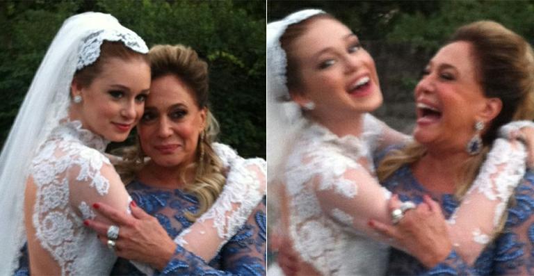 Susana Vieira mostra bastidores das gravações de casamento em ‘Amor à Vida’