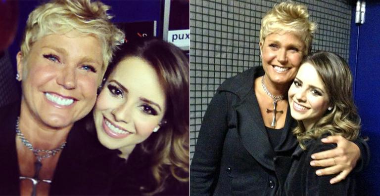 Após férias, Xuxa volta a gravar e recebe Sandy no ‘TV Xuxa’