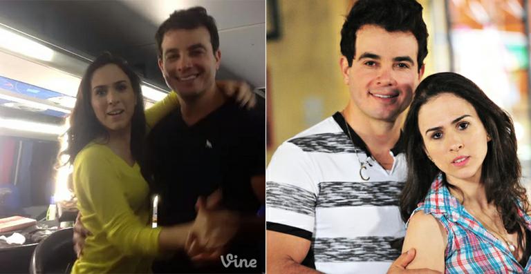 Tatá Werneck e Anderson Di Rizzi dançam nos bastidores de ‘Amor à Vida’
