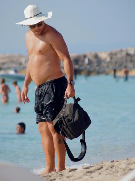 Ronaldo e clã: férias