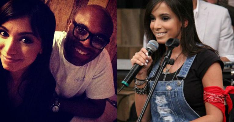 Anitta encontra Anderson Silva e declara: “sou fã”