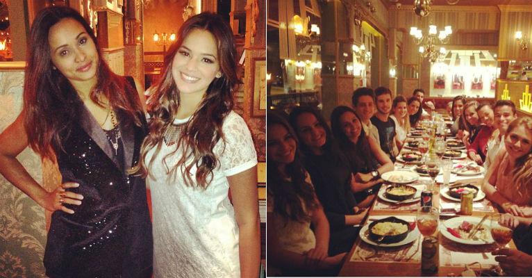 Sem Neymar, Bruna Marquezine comemora 18 anos com amigos