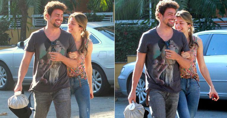 Que fofos! Grazi e Cauã Reymond deixam Sofia em casa e se divertem em almoço romântico
