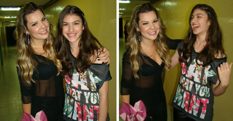 Giovanna Grigio, a Mili da nova versão de ‘Chiquititas’, realiza sonho de conhecer Fernanda Souza