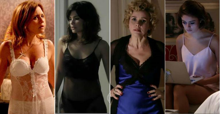 Veja as camisolas e os pijamas mais sensuais e elegantes das novelas