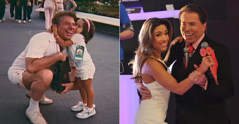 Patrícia Abravanel mostra fotos da infância com Silvio Santos