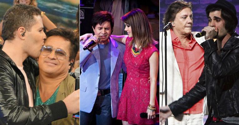 Veja 10 pais famosos que já cantaram com os filhos