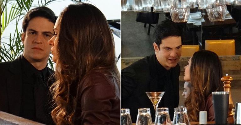 Amor à Vida: Félix cobra parte da herança de Nicole e Leila avisa que não dará um centavo para o vilão