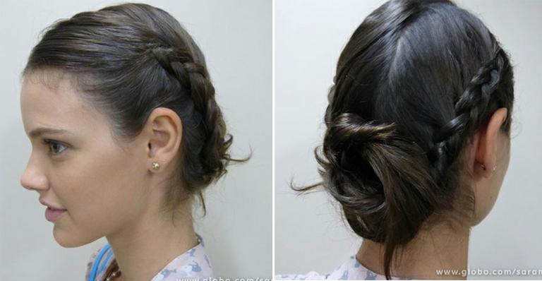 Penteado de Laura Neiva em Saramandaia é romântico e elegante. Veja o passo a passo