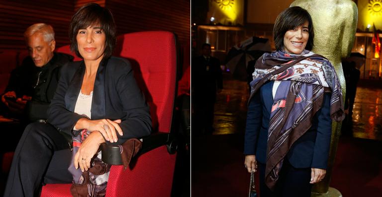 Gloria Pires recebe o troféu Oscarito no Festival de Cinema de Gramado