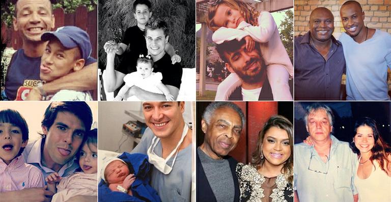 Famosos comemoram o Dia dos Pais nas redes sociais