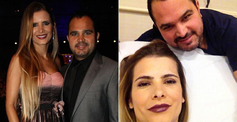 Mulher de Luciano Camargo passa por cirurgia para retirar pedras no rim