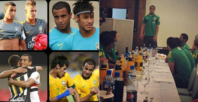 Jogador Lucas completa 21 anos e recebe os parabéns de Neymar e dos jogadores da Seleção