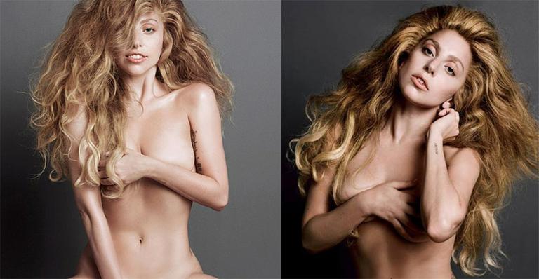 Lady Gaga fica nua para revista americana