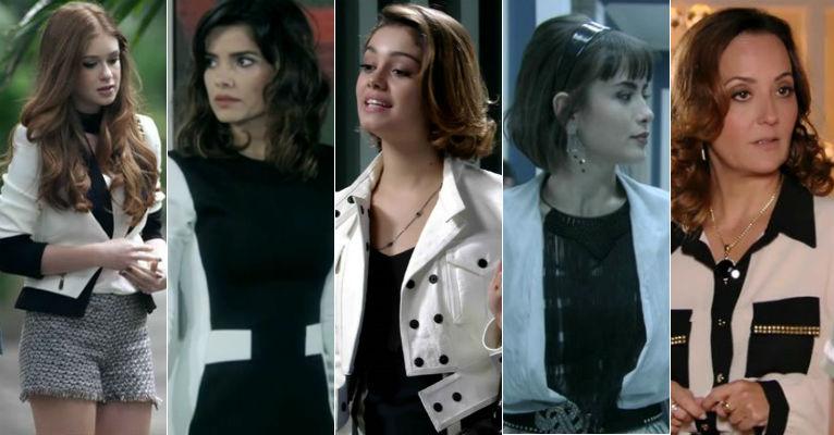 ‘Amor à Vida’ e ‘Sangue Bom’: 21 looks preto e branco das personagens de novela