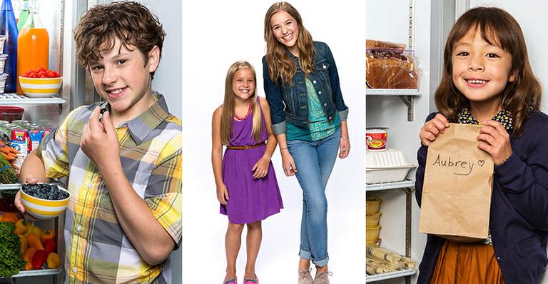 Crianças de Modern Family e Nashville ensinam lanches saudáveis para levar para escola