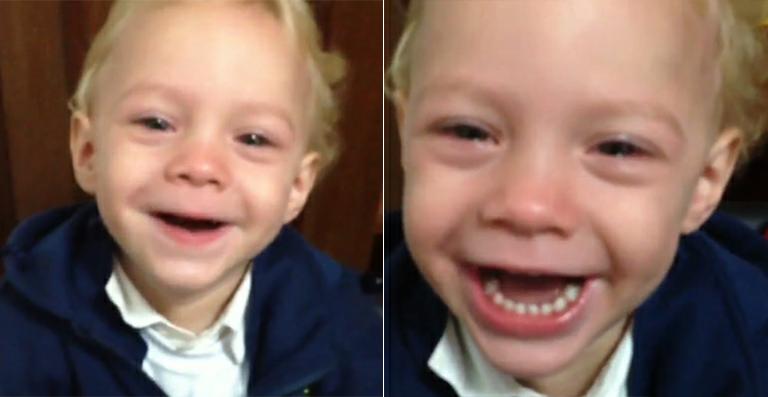Fofura do dia: Filho de Neymar cai na gargalhada em vídeo