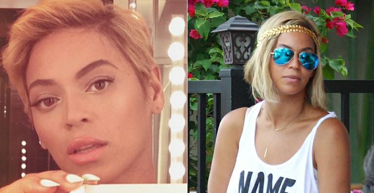 Beyoncé aparece com megahair após corte ‘joãozinho’