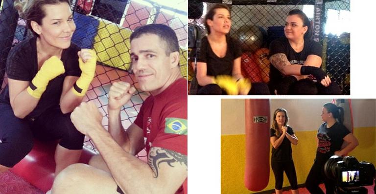 Fernanda Souza mostra sua aula de Muay Thai e diz que ama chutar e socar