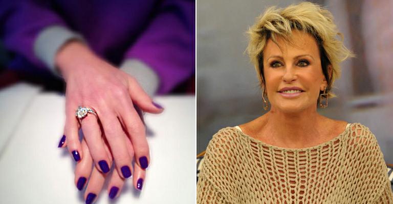 Ana Maria Braga usa cor que é tendência para o inverno nas unhas. Inspire-se!