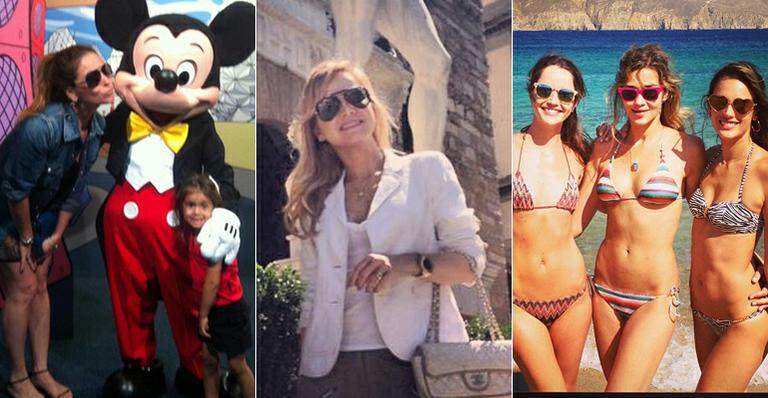 Giovanna Antonelli, Eliana e Alessandra Ambrosio viajaram no fim de semana. Veja os destinos
