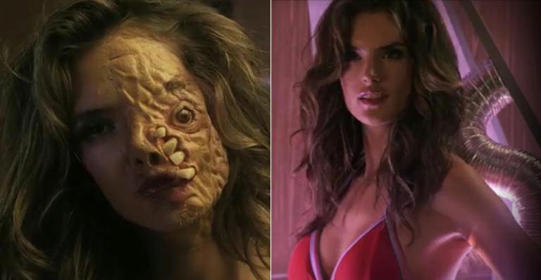 Alessandra Ambrosio se transforma em monstro em programa de humor nos EUA