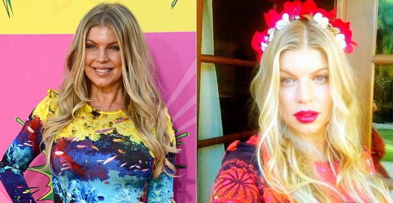 Fergie faz o seu terceiro chá de bebê e mostra foto no Instagram