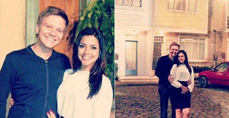 Michel Teló visita Thais Fersoza em gravação de Dona Xepa