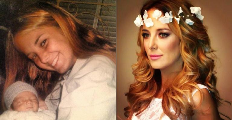 Otávio Mesquita mostra foto de Ticiane Pinheiro na adolescência