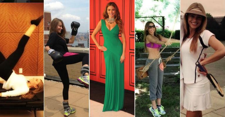 Em forma aos 40 anos! Descubra quais são os exercícios físicos de Sofía Vergara