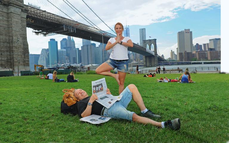 Stenio Garcia e Marilene Saade realizam sonho em NY