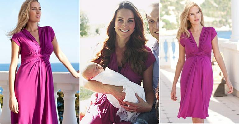 Vestido de Kate Middleton em foto com príncipe George esgota em apenas duas horas