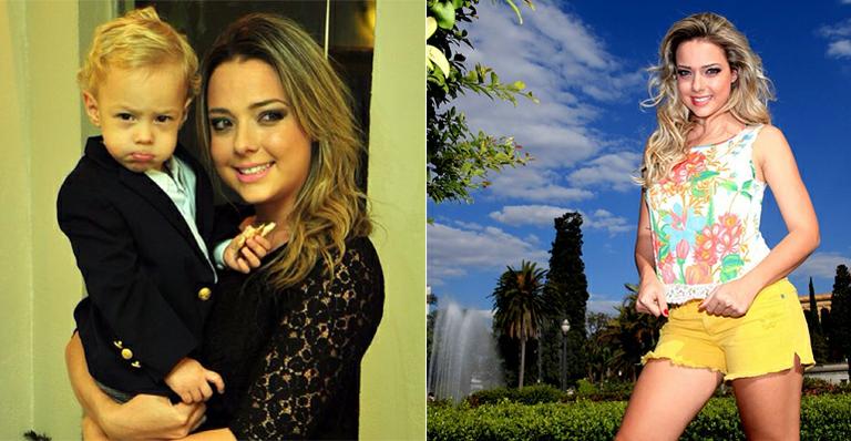Mãe do filho de Neymar, Carol Dantas posa como modelo