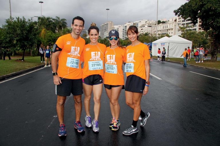 Famosos correm a Meia Maratona