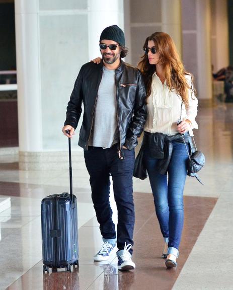 Alinne Moraes e seu Mauro Lima: voo