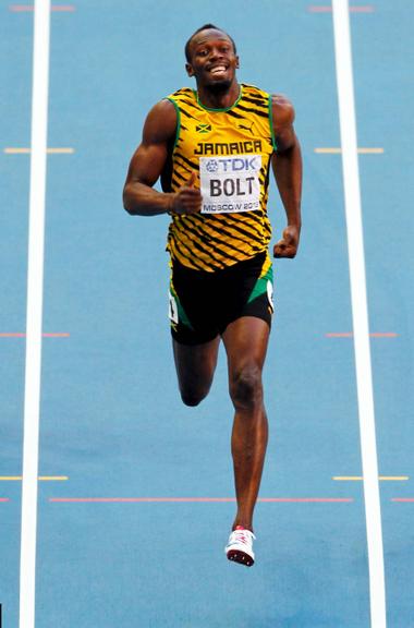 Usain Bolt em Moscou