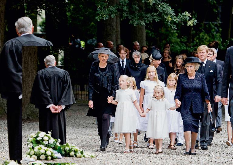 A família real holandesa se despede de Johan Friso