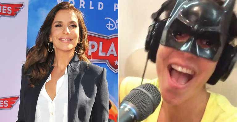 Ivete Sangalo usa máscara de Batman em ensaio de seu DVD