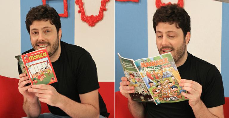 Danilo Gentili diz que se identifica com a Mônica: ‘Falam que estou sempre com a mesma roupa’