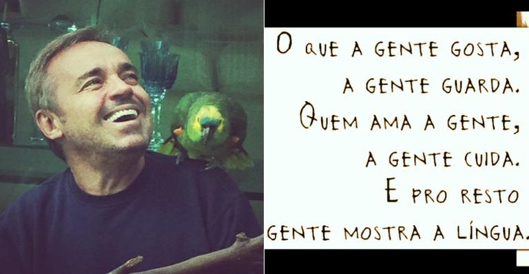 Os ensinamentos de Gugu Liberato no Instagram