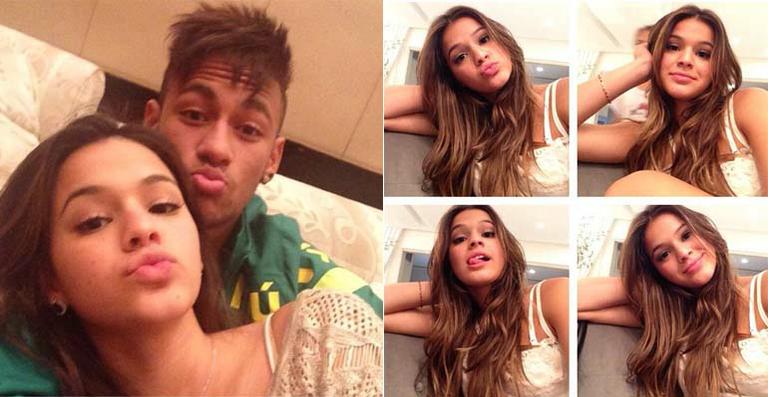 Neymar mostra fotos de Bruna Marquezine e declara: ‘Sinto sua falta’