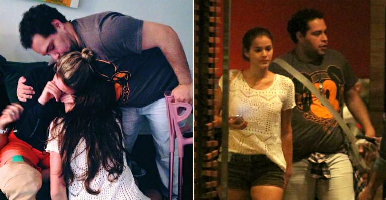 Luana Piovani chora com visita surpresa de Bruna Marquezine e Tiago Abravanel