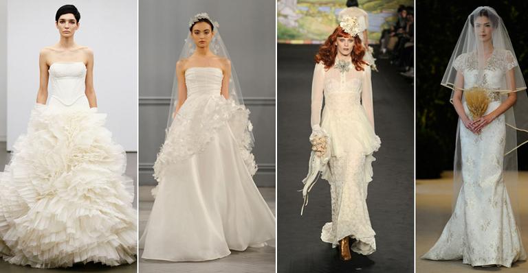 Vera Wang, Monique Lhuillier, Anna Sui e Carolina Herrera: do NYFW para o altar