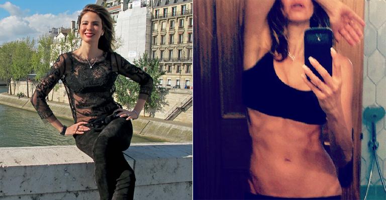 Luciana Gimenez mostra barriga sequinha em foto